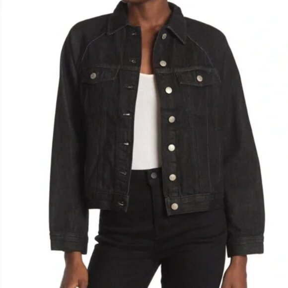 🔥HP🔥 Madewell Raglan Oversized Jean Jacket - Picture 1 of 6